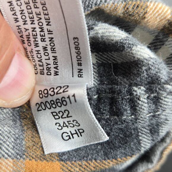 Duluth Trading Shirt Mens XL Tsll Plaid Magna Ready Relaxed Fit Magnet Closure - Picture 13 of 14